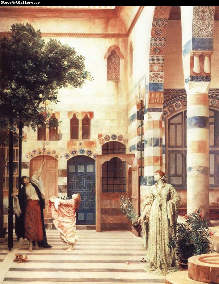 Lord Frederic Leighton Old Damascus The Jewish Quarter